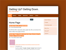 Tablet Screenshot of gettingdown.net